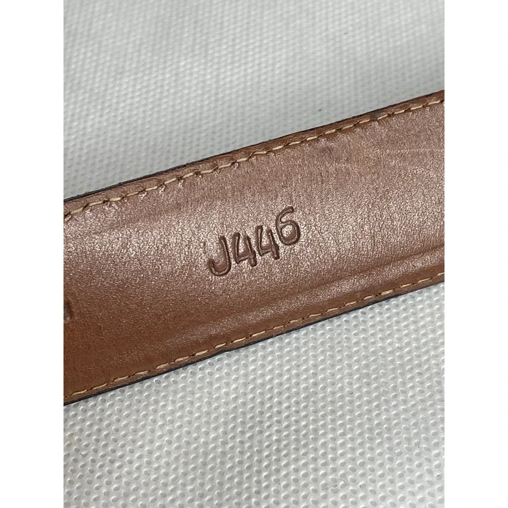 Johnston & Murphy Aniline Kipskin Shoulders Belt Handcrafted Size 32 (30